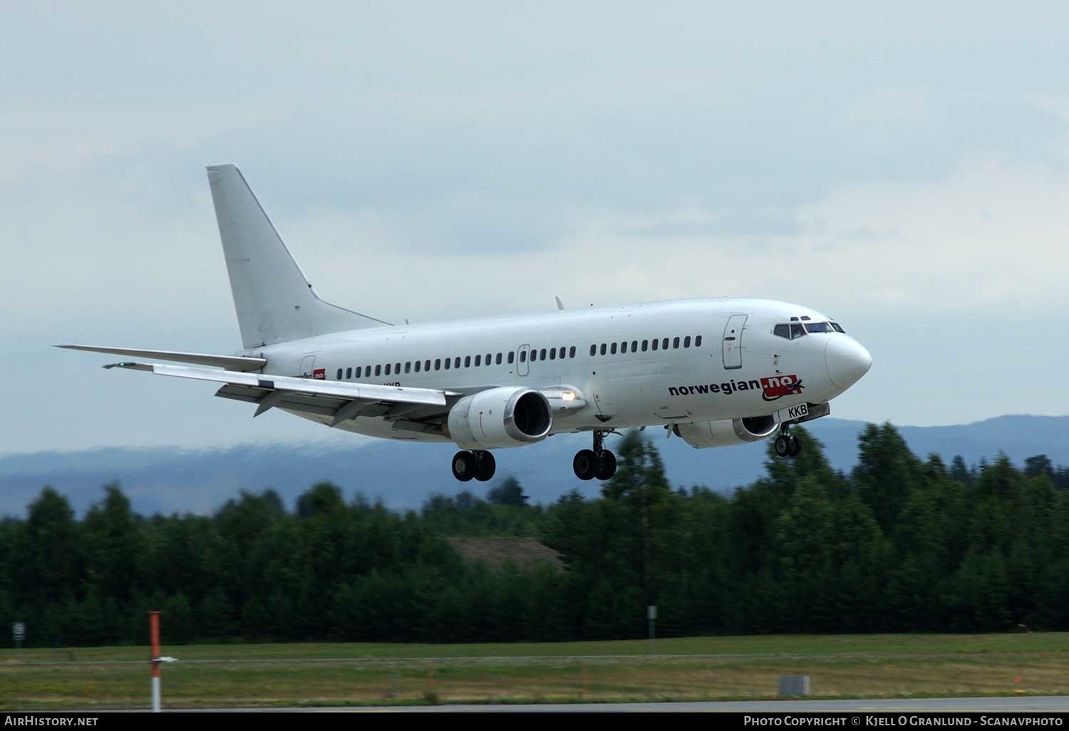 Aircraft Photo of LN-KKB | Boeing 737-33A | Norwegian | AirHistory.net #286851