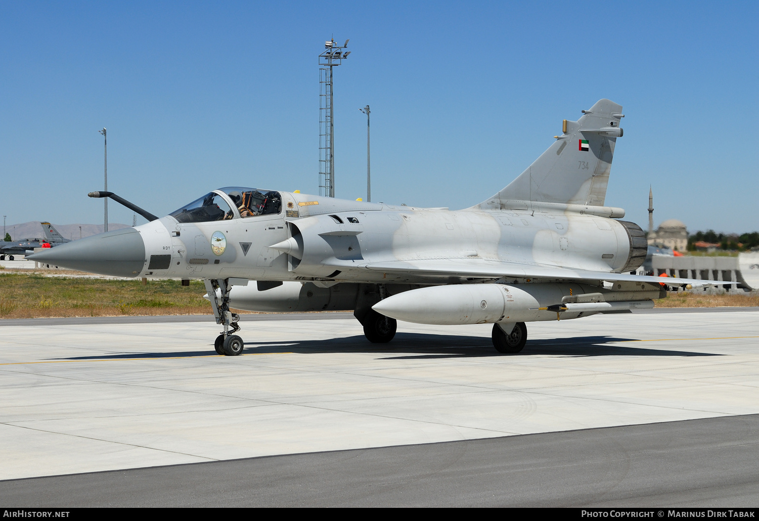 Aircraft Photo of 734 | Dassault Mirage 2000-9EAD | United Arab Emirates - Air Force | AirHistory.net #286858