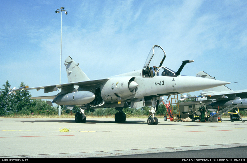 Aircraft Photo of C.14-71 | Dassault Mirage F1E | Spain - Air Force | AirHistory.net #286873