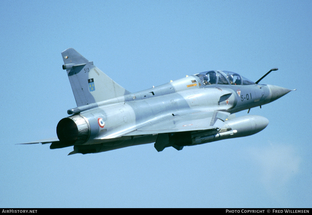 Aircraft Photo of 513 | Dassault Mirage 2000B | France - Air Force | AirHistory.net #286879