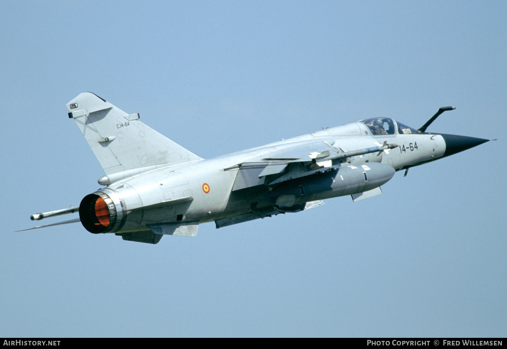 Aircraft Photo of C14-64 | Dassault Mirage F1EE | Spain - Air Force | AirHistory.net #286880