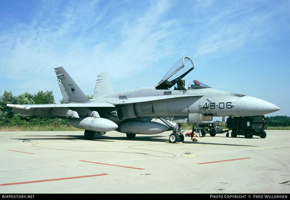 Aircraft Photo of C15-78 | McDonnell Douglas EF-18A Hornet | Spain - Air Force | AirHistory.net #286911