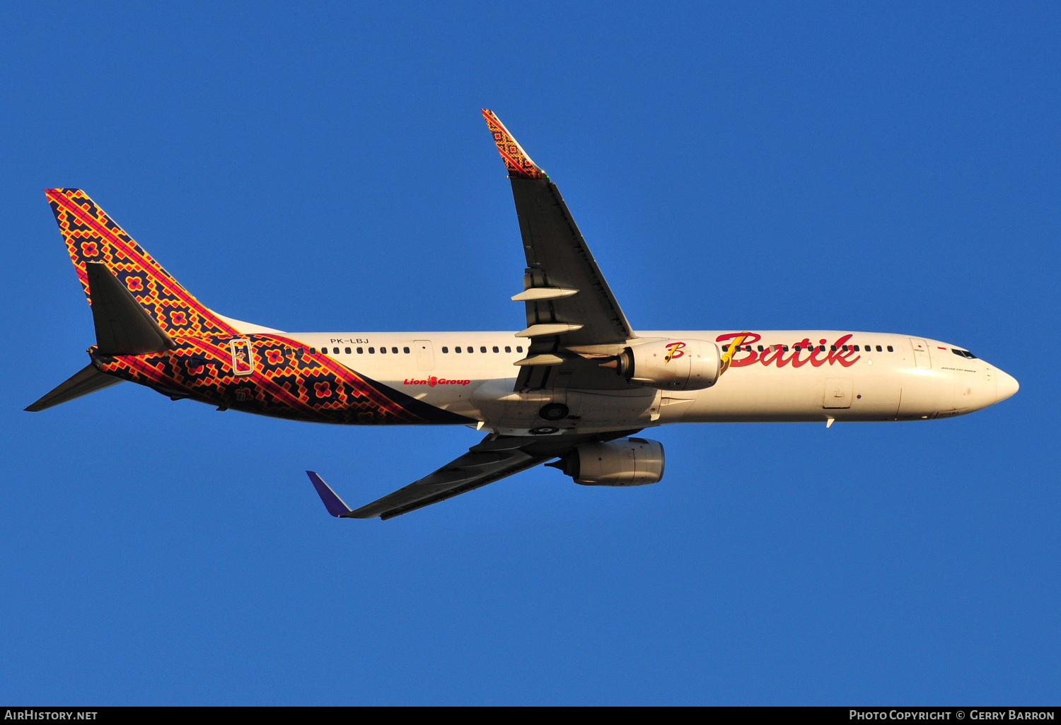 Aircraft Photo of PK-LBJ | Boeing 737-9GP/ER | Batik Air | AirHistory.net #286920