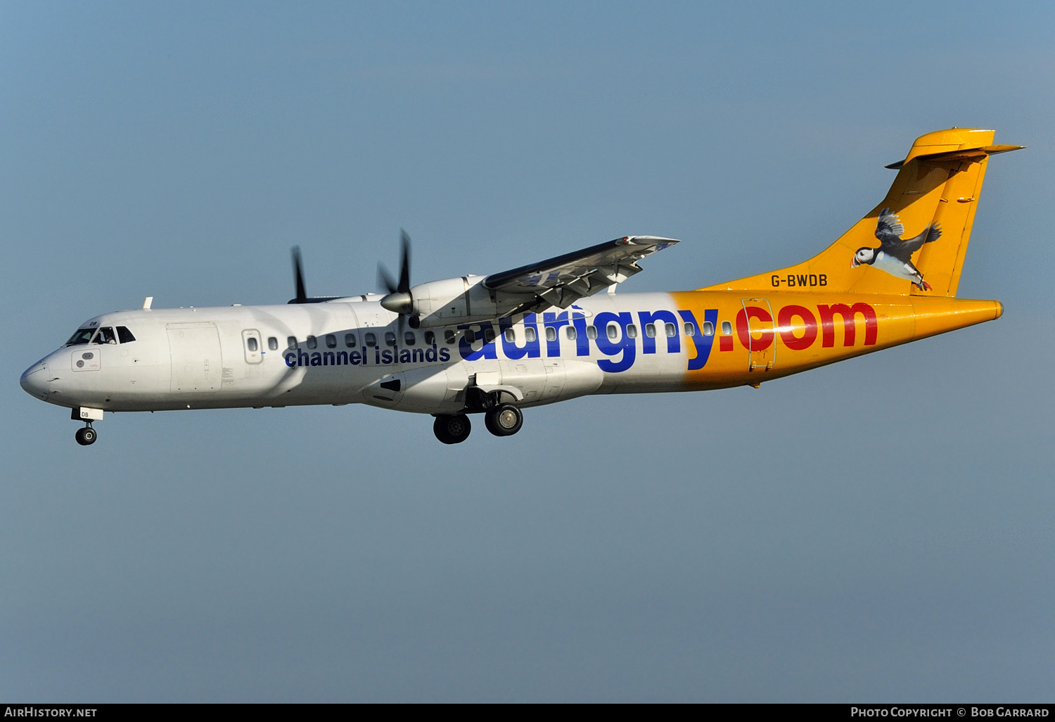 Aircraft Photo of G-BWDB | ATR ATR-72-202 | Aurigny Air Services | AirHistory.net #286927