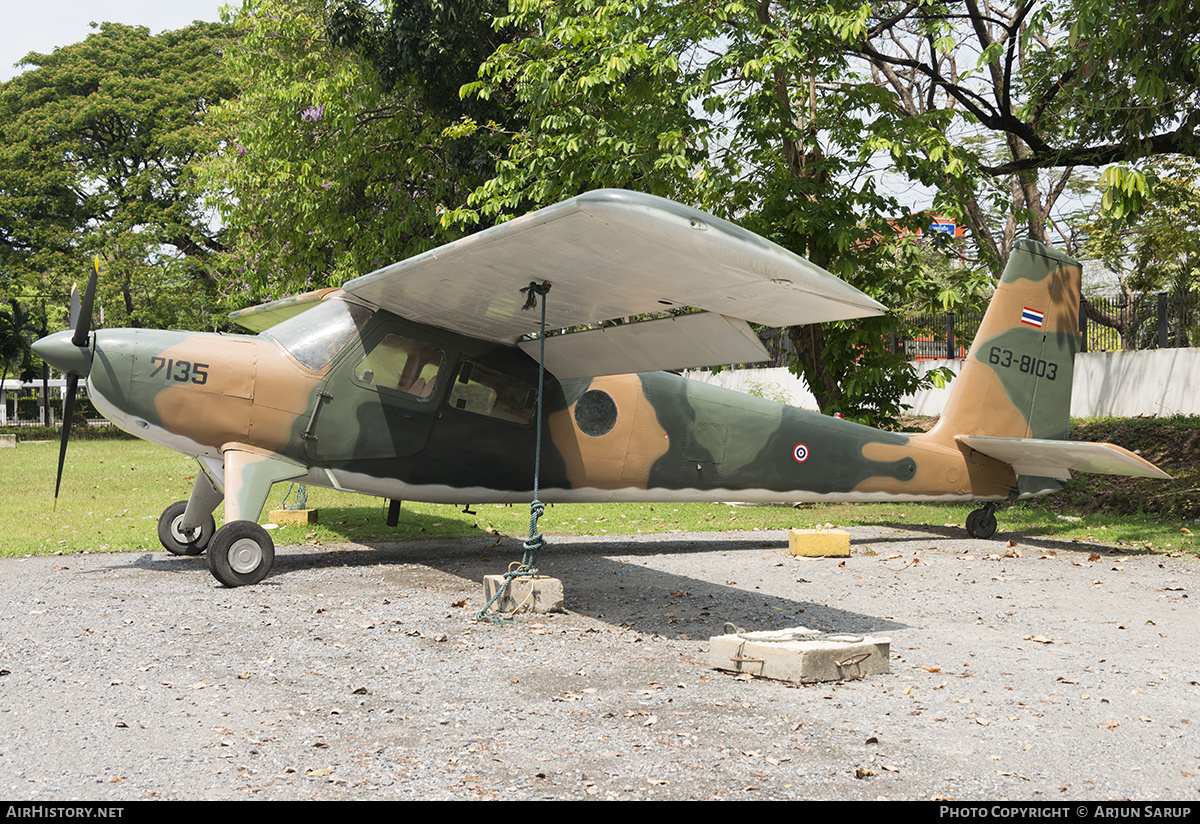 Aircraft Photo of TH1-5/06 / 63-8103 | Helio U-10B Super Courier (H-395) | Thailand - Air Force | AirHistory.net #286933