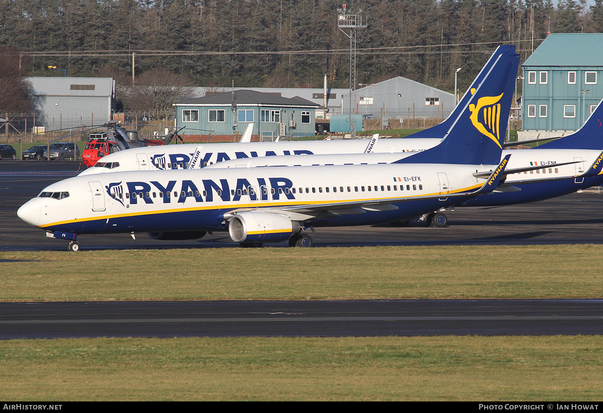 Aircraft Photo of EI-EFK | Boeing 737-8AS | Ryanair | AirHistory.net #286984