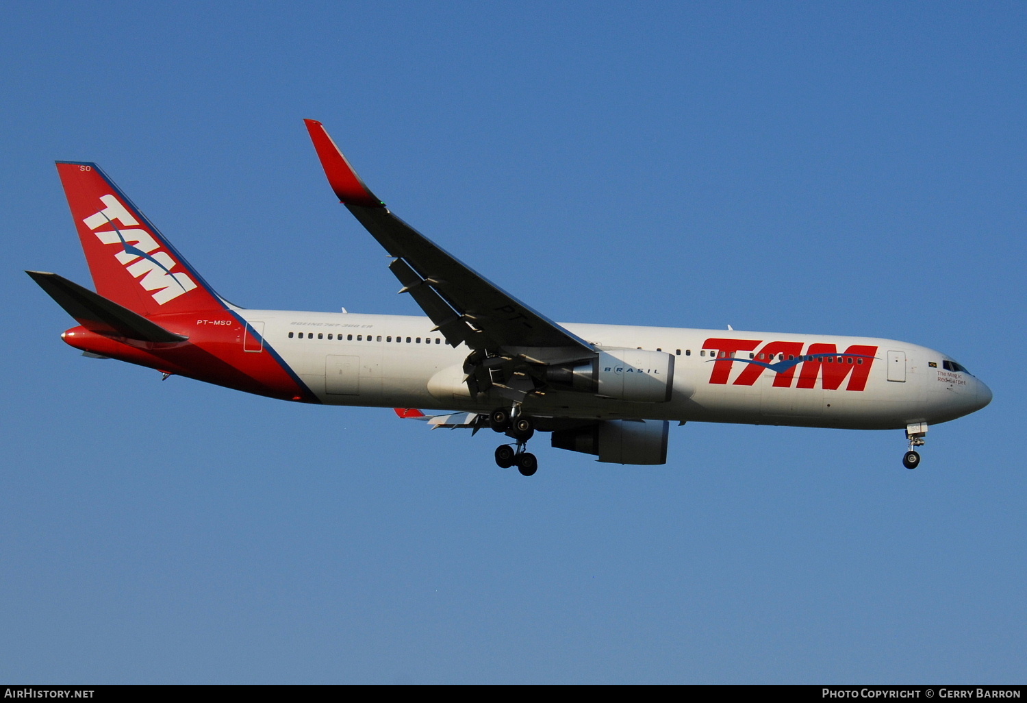 Aircraft Photo of PT-MSO | Boeing 767-316/ER | TAM Linhas Aéreas | AirHistory.net #286993