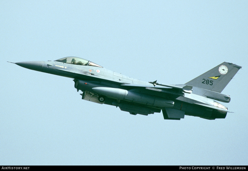 Aircraft Photo of 285 | General Dynamics F-16AM Fighting Falcon | Norway - Air Force | AirHistory.net #287004