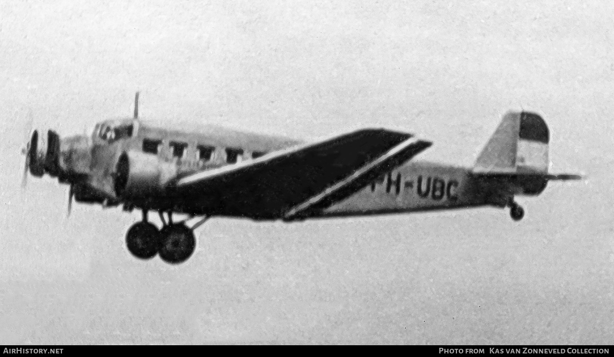 Aircraft Photo of PH-UBC | Junkers Ju 52/3m g10e | Rijksluchtvaartschool - RLS | AirHistory.net #287027