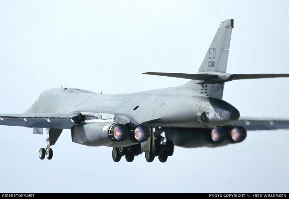 Aircraft Photo of 85-0082 / AF85-082 | Rockwell B-1B Lancer | USA - Air Force | AirHistory.net #287041
