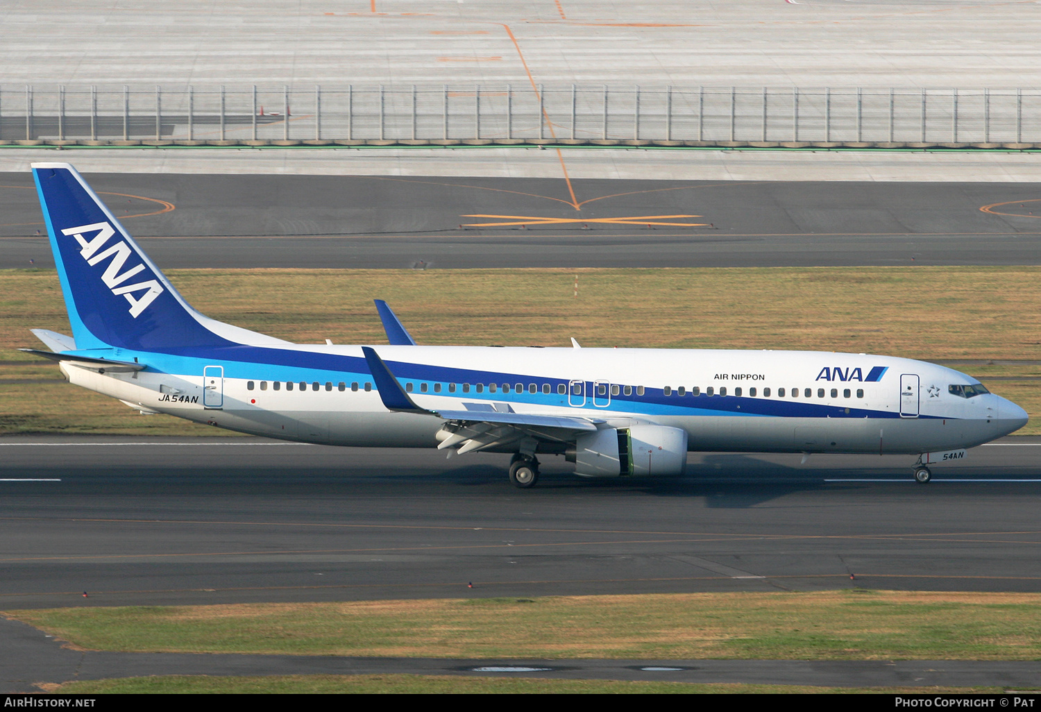 Aircraft Photo of JA54AN | Boeing 737-881 | All Nippon Airways - ANA | AirHistory.net #287070