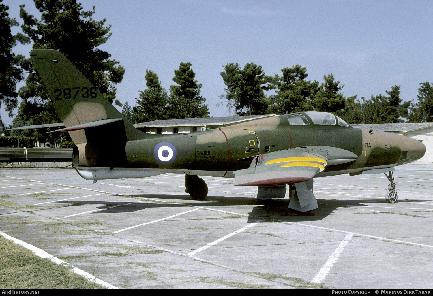 Aircraft Photo of 28736 | Republic RF-84F Thunderflash | Greece - Air Force | AirHistory.net #287075