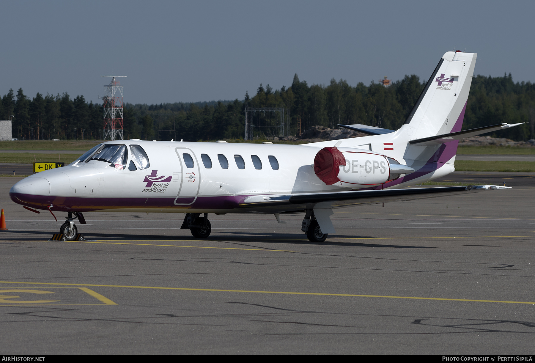 Aircraft Photo of OE-GPS | Cessna 550 Citation Bravo | Tyrol Air Ambulance - TAA | AirHistory.net #287092