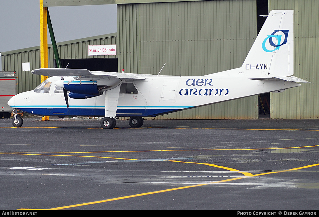 Aircraft Photo of EI-AYN | Britten-Norman BN-2A-8 Islander | Aer Arann | AirHistory.net #287122