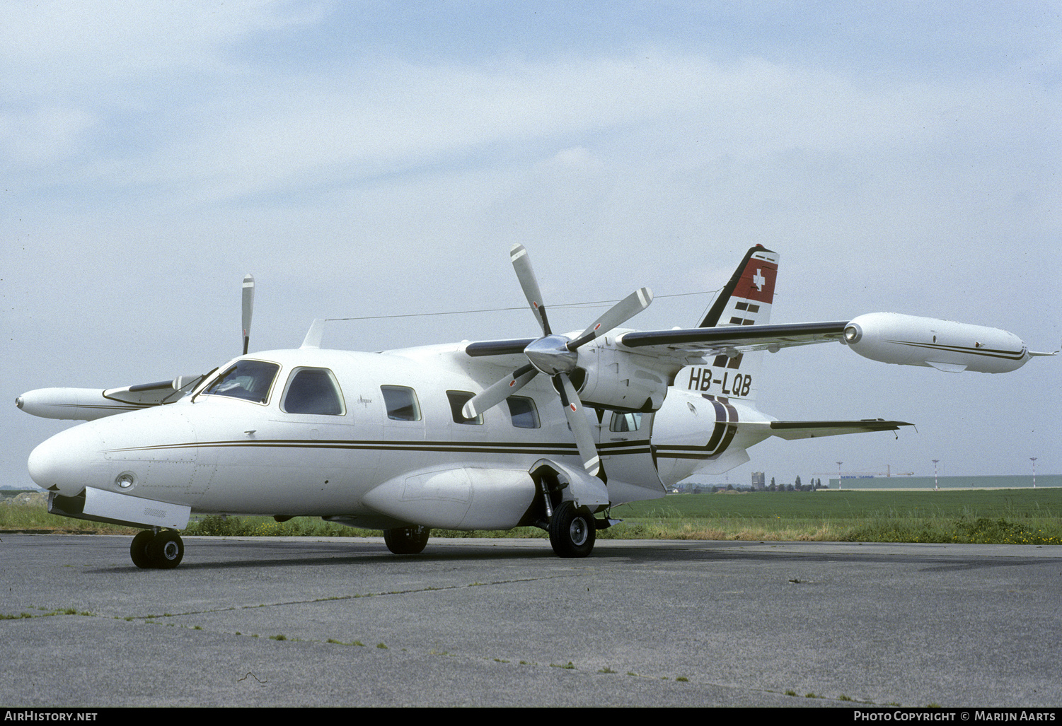 Aircraft Photo of HB-LQB | Mitsubishi MU-2 Marquise (MU-2B-60) | AirHistory.net #287133