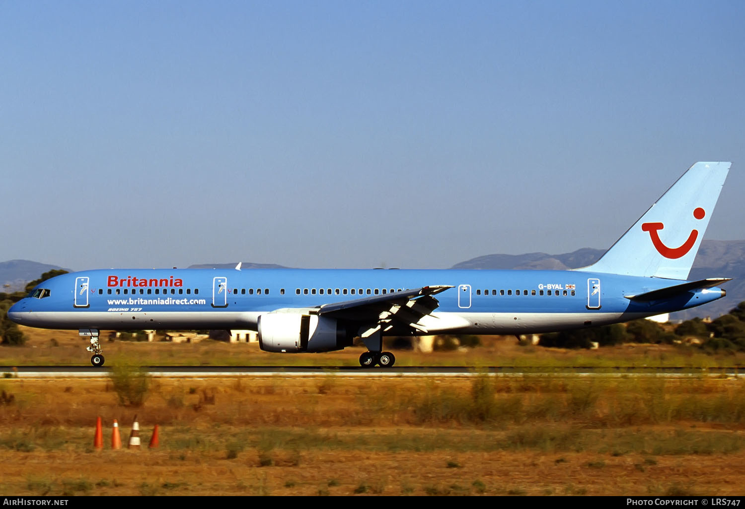 Aircraft Photo of G-BYAL | Boeing 757-204 | Britannia Airways | AirHistory.net #287141