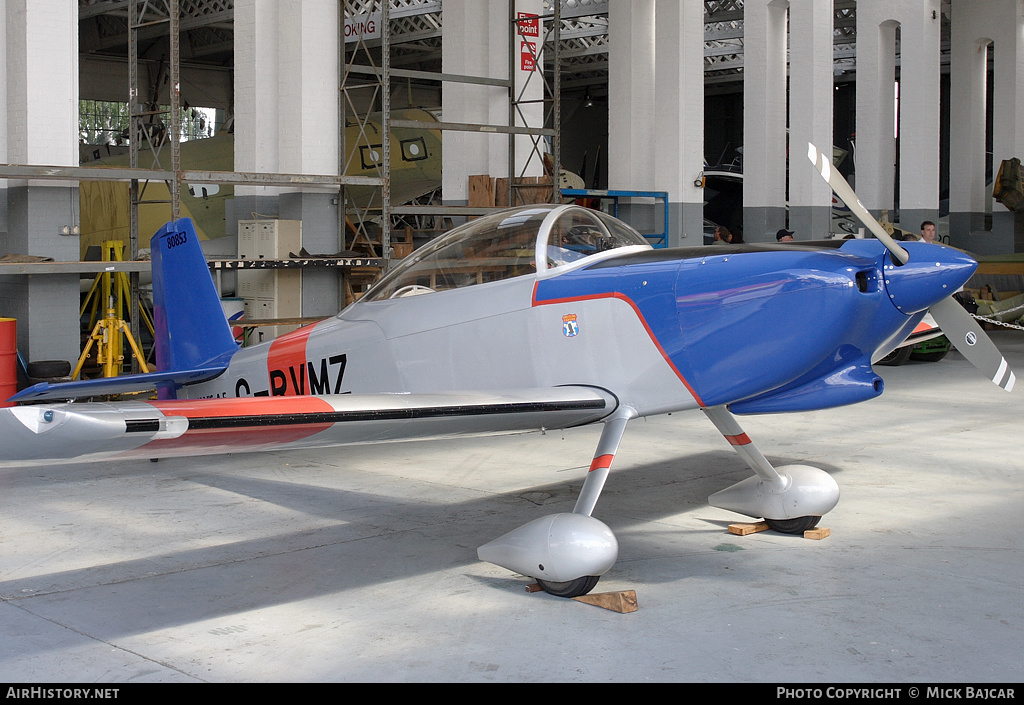 Aircraft Photo of G-RVMZ | Van's RV-8 | AirHistory.net #287148