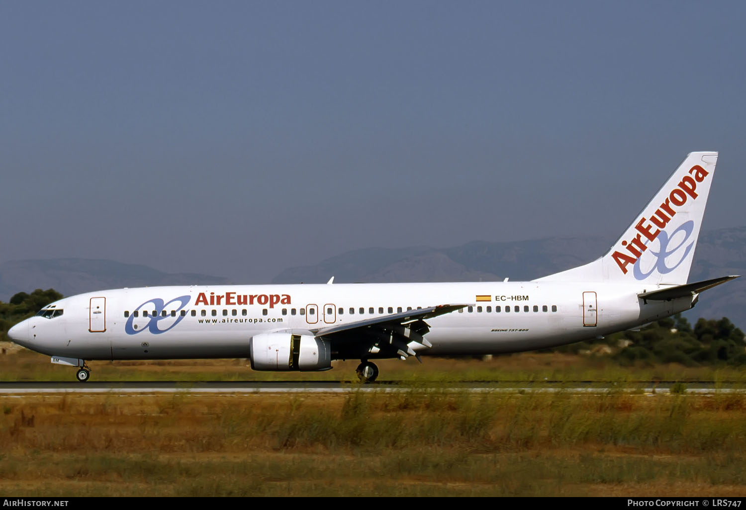 Aircraft Photo of EC-HBM | Boeing 737-85P | Air Europa | AirHistory.net #287162