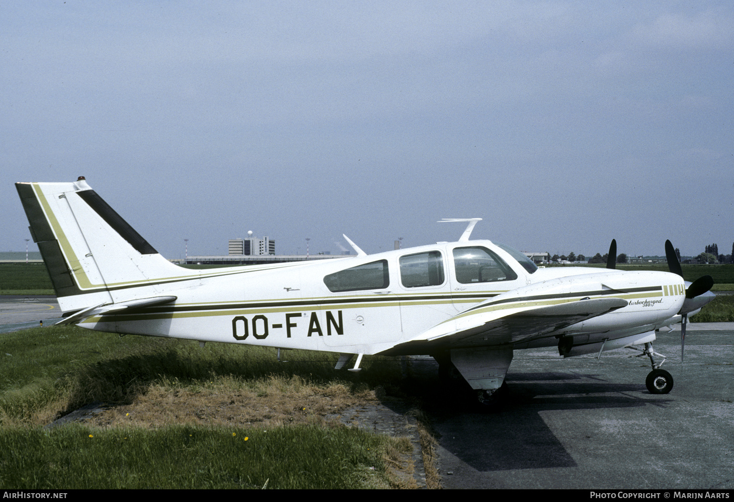 Aircraft Photo of OO-FAN | Beech 56TC Turbo Baron | AirHistory.net #287166