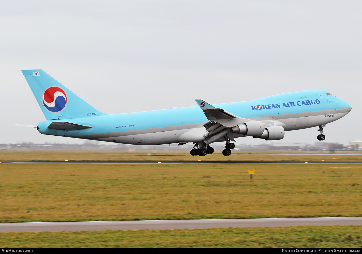 Aircraft Photo of HL7499 | Boeing 747-4B5F/ER/SCD | Korean Air Cargo | AirHistory.net #287175