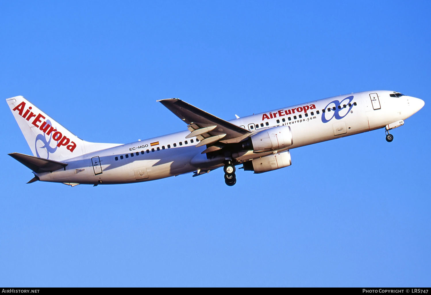 Aircraft Photo of EC-HGO | Boeing 737-85P | Air Europa | AirHistory.net #287176