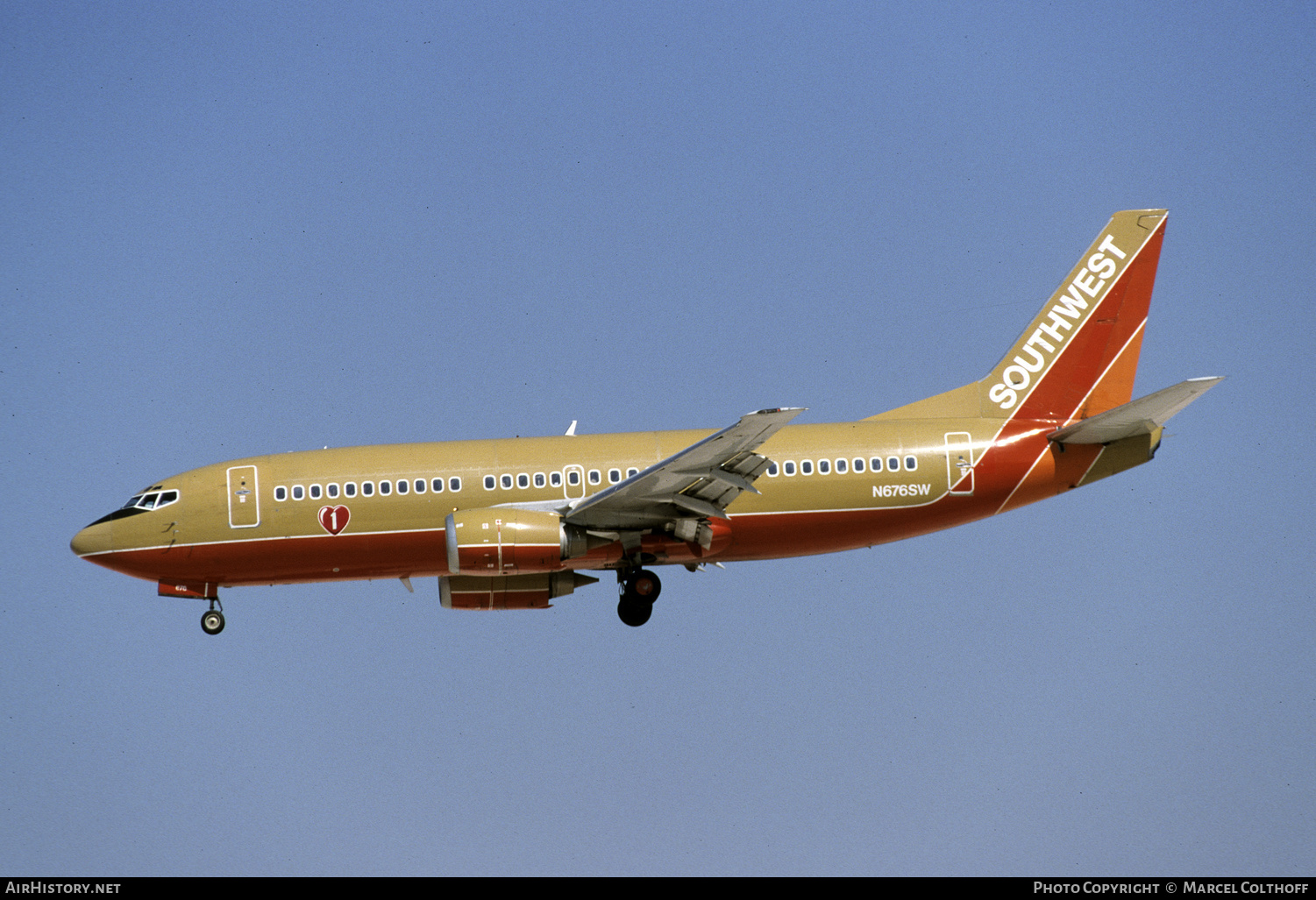 Aircraft Photo of N676SW | Boeing 737-3A4 | Southwest Airlines | AirHistory.net #287183