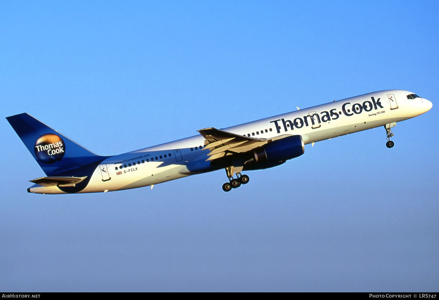 Aircraft Photo of G-FCLK | Boeing 757-2Y0 | Thomas Cook Airlines | AirHistory.net #287194