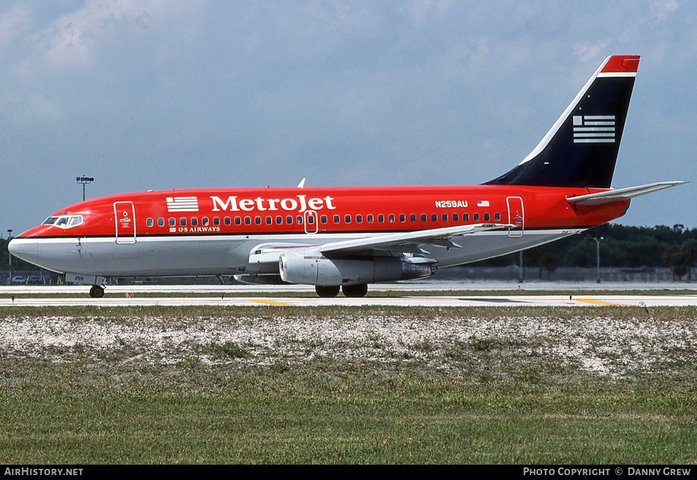 Aircraft Photo of N259AU | Boeing 737-201/Adv | Metrojet | AirHistory.net #287214