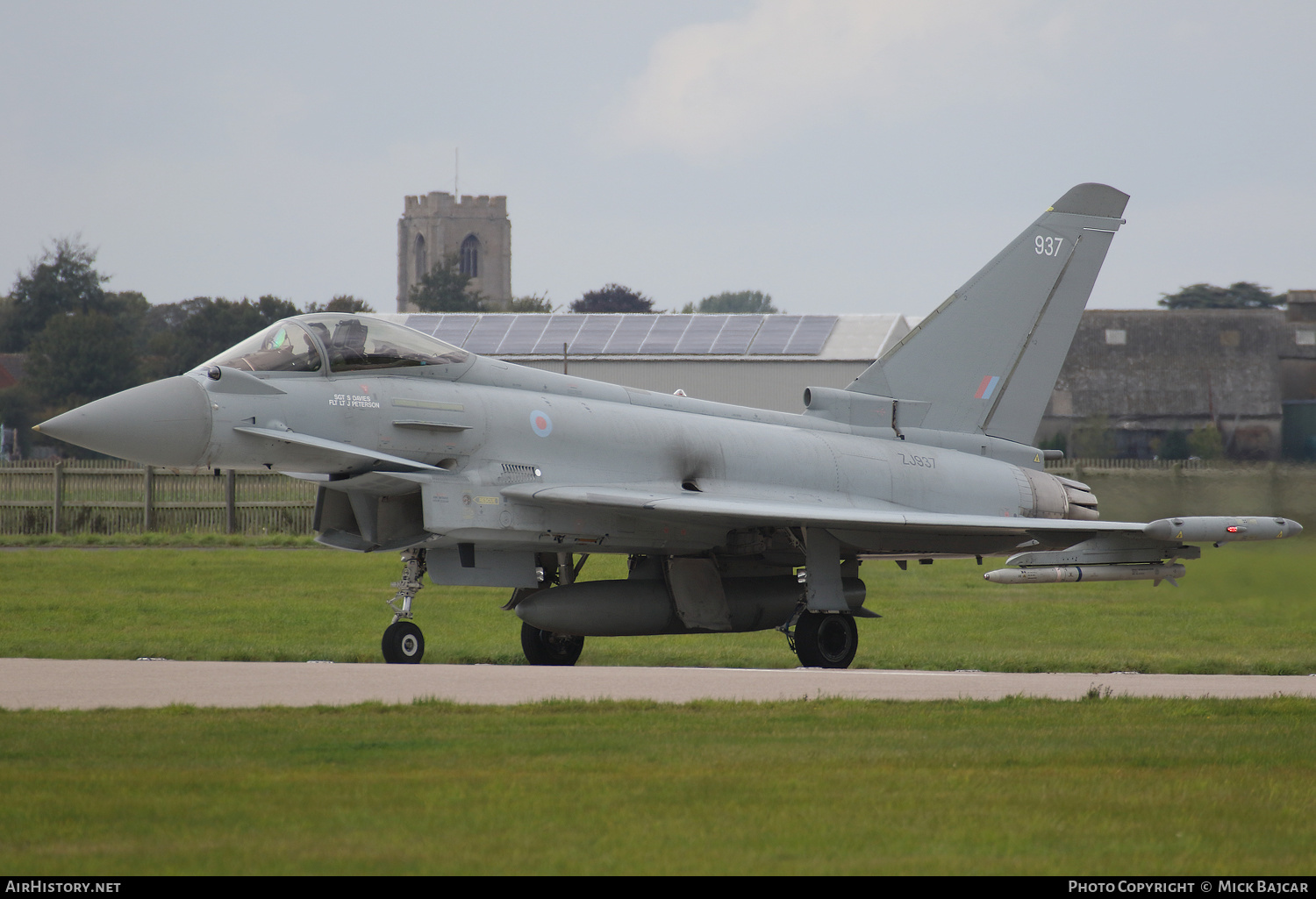 Aircraft Photo of ZJ937 | Eurofighter EF-2000 Typhoon FGR4 | UK - Air Force | AirHistory.net #287216
