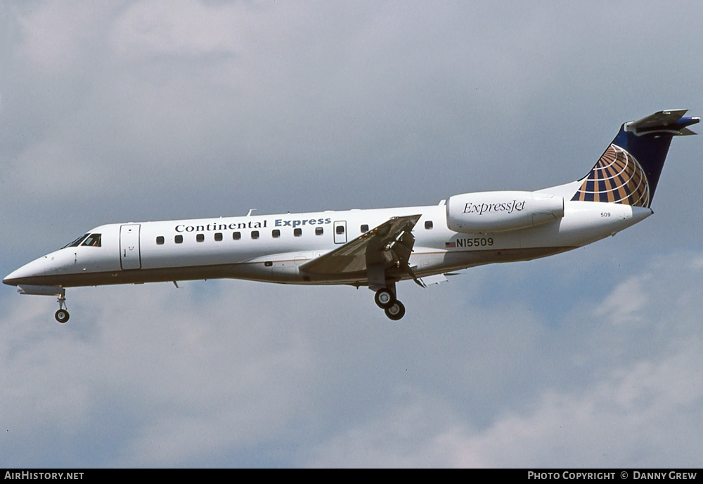 Aircraft Photo of N15509 | Embraer ERJ-135ER (EMB-135ER) | Continental Express | AirHistory.net #287219