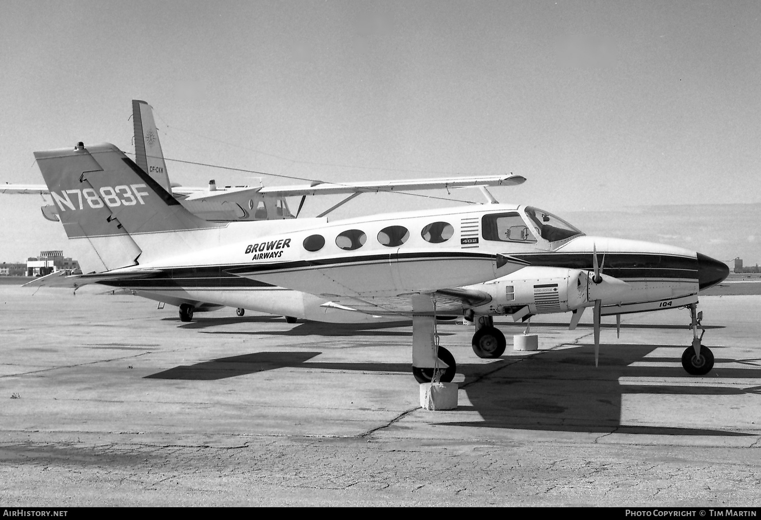 Aircraft Photo of N7883F | Cessna 402 | Brower Airways | AirHistory.net #287233