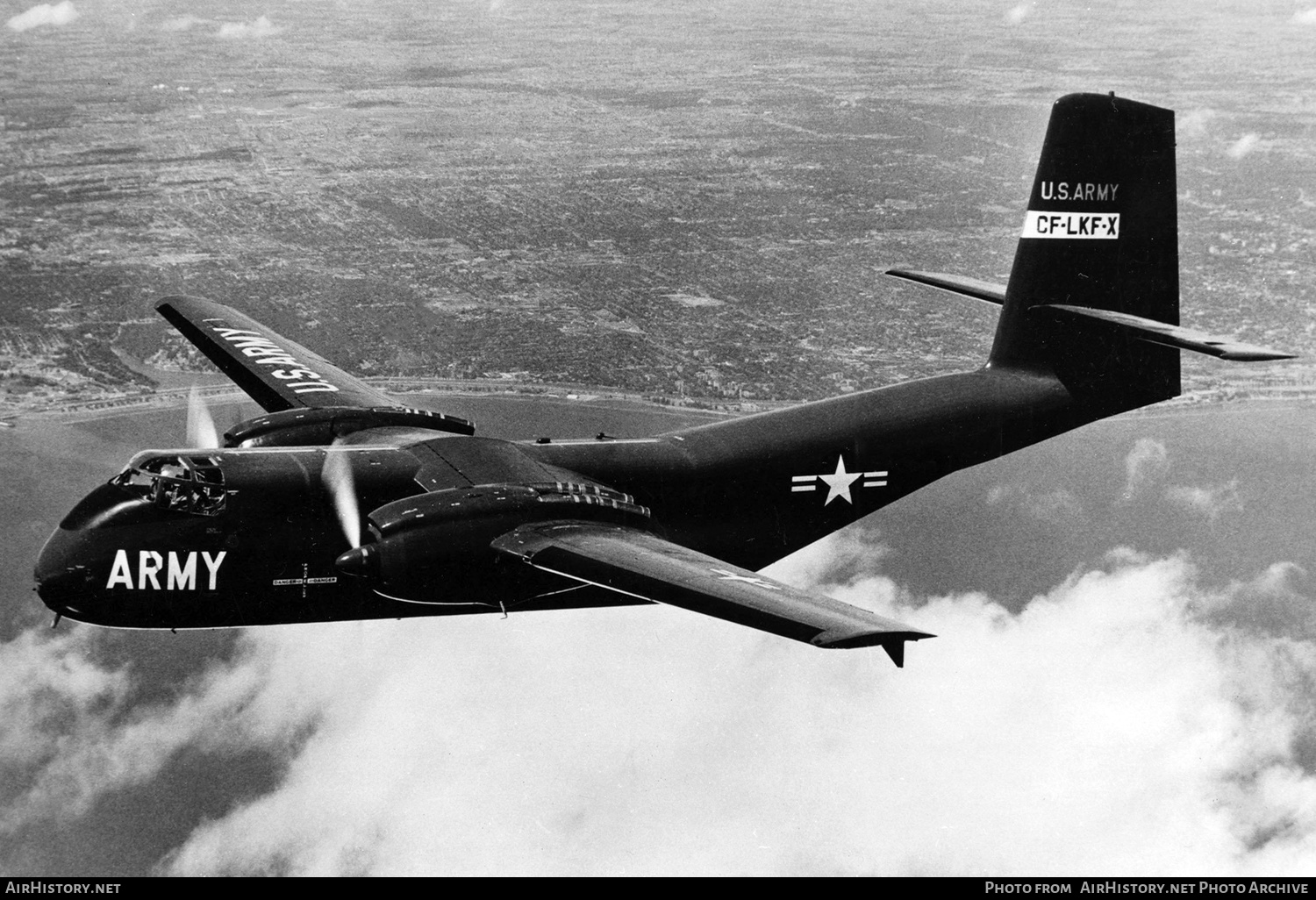 Aircraft Photo of CF-LKF-X | De Havilland Canada YAC-1 Caribou | USA - Army | AirHistory.net #287238
