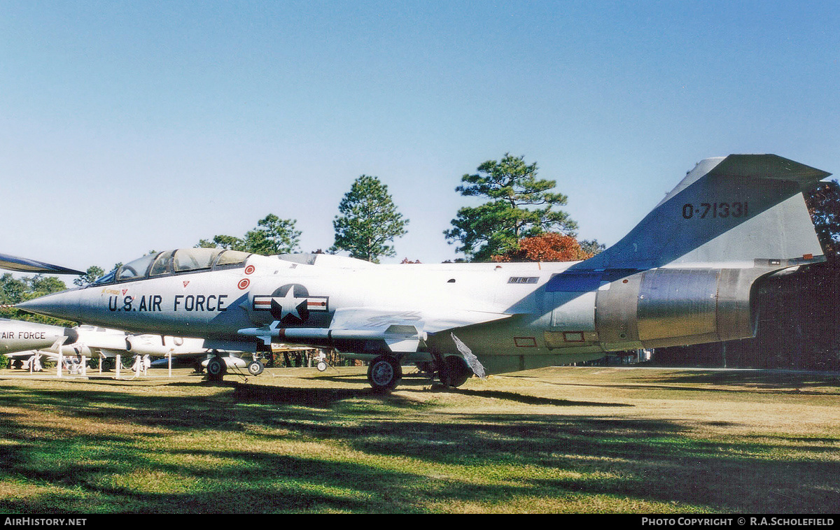 Aircraft Photo of 57-1331 / 0-71331 | Lockheed F-104D Starfighter | USA - Air Force | AirHistory.net #287254