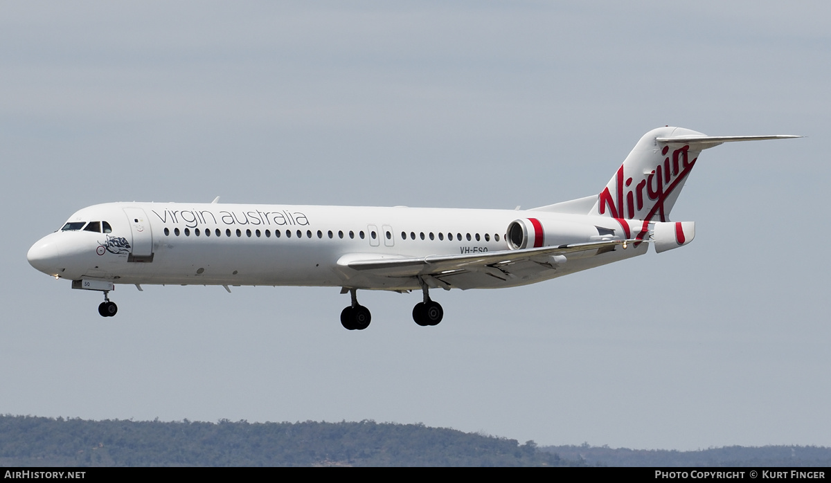 Aircraft Photo of VH-FSQ | Fokker 100 (F28-0100) | Virgin Australia Regional Airlines | AirHistory.net #287256