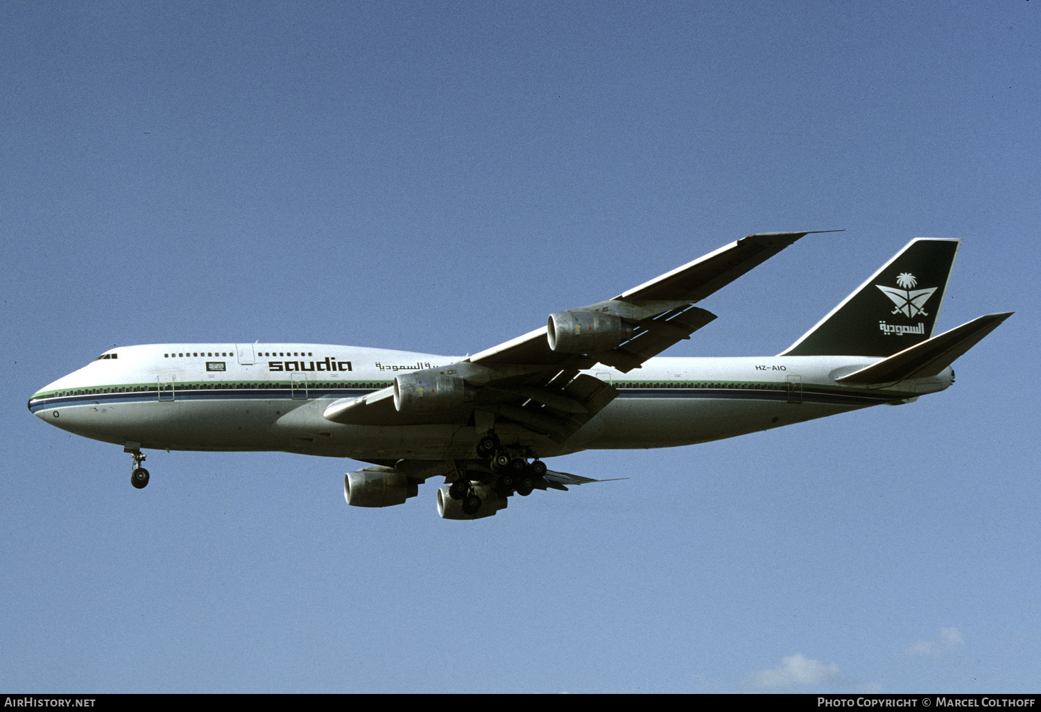 Aircraft Photo of HZ-AIO | Boeing 747-368 | Saudia - Saudi Arabian Airlines | AirHistory.net #287263