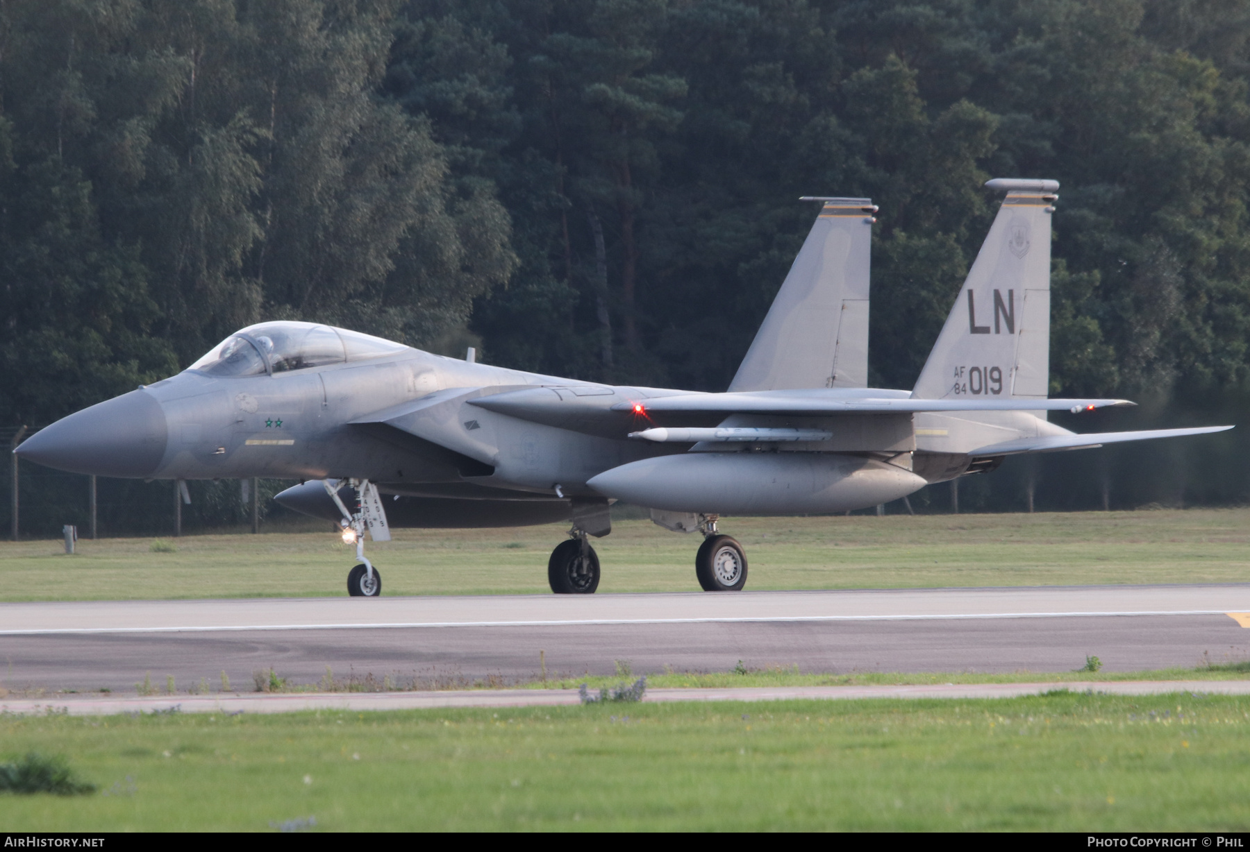 Aircraft Photo of 84-0019 / AF84-019 | McDonnell Douglas F-15C Eagle | USA - Air Force | AirHistory.net #287278