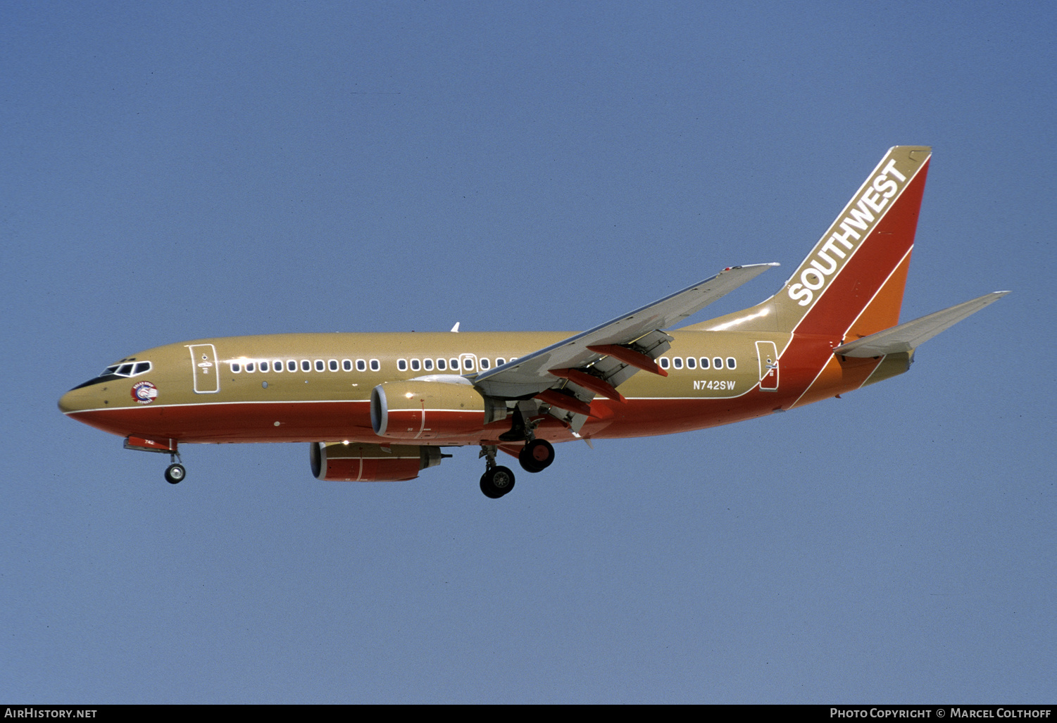 Aircraft Photo of N742SW | Boeing 737-7H4 | Southwest Airlines | AirHistory.net #287279