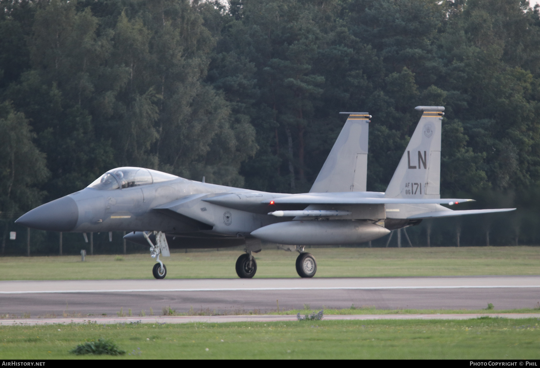 Aircraft Photo of 86-0171 / AF86-171 | McDonnell Douglas F-15C Eagle | USA - Air Force | AirHistory.net #287299