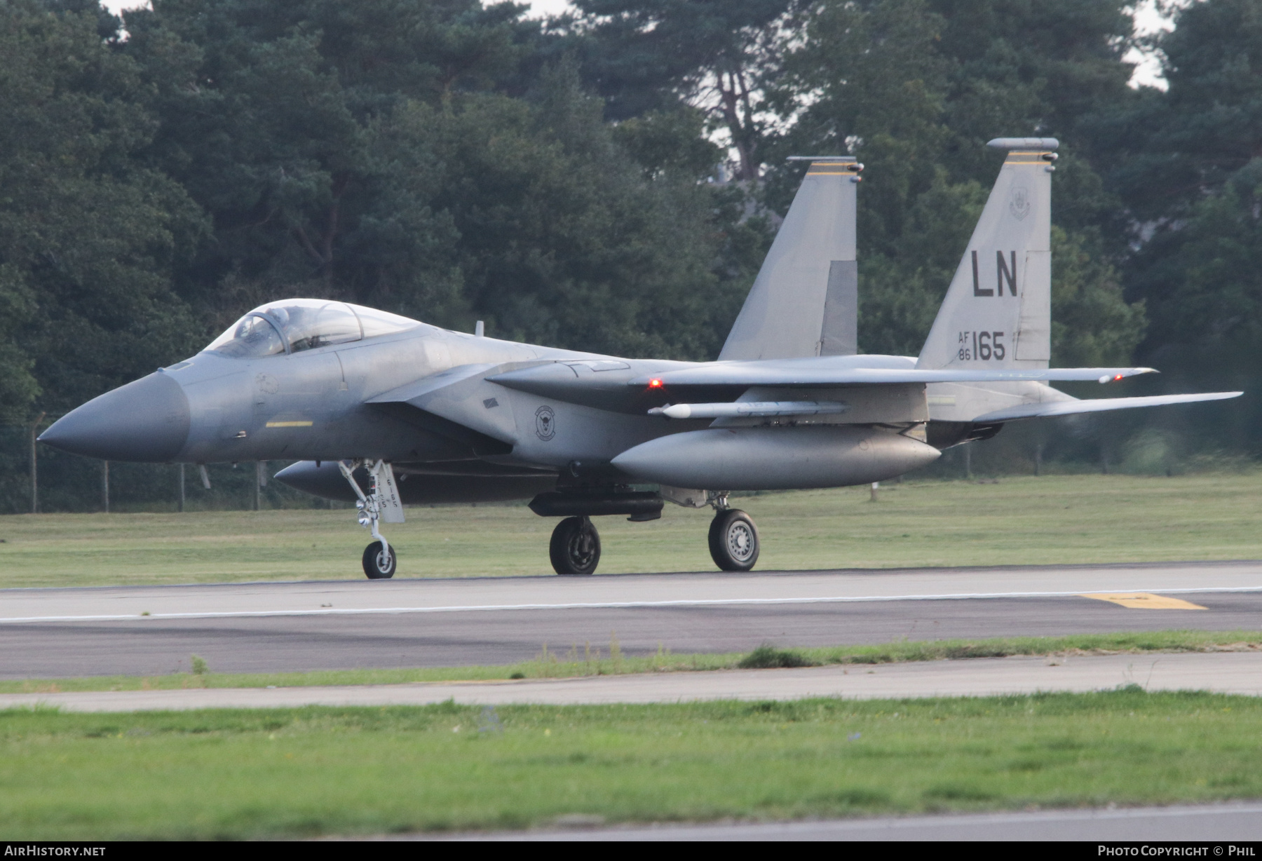 Aircraft Photo of 86-0165 / AF86-165 | McDonnell Douglas F-15C Eagle | USA - Air Force | AirHistory.net #287300