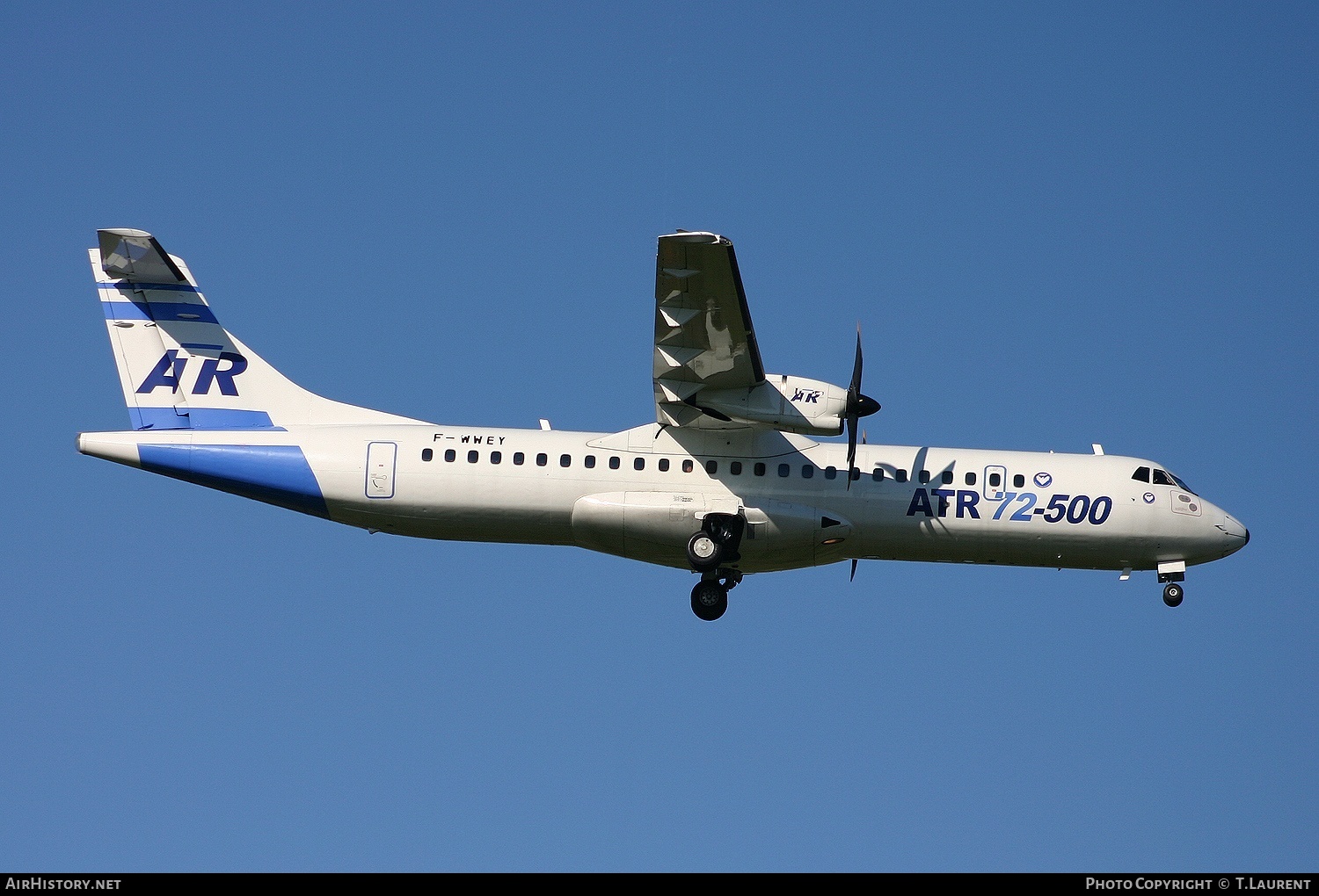 Aircraft Photo of F-WWEY | ATR ATR-72-500 (ATR-72-212A) | ATR | AirHistory.net #287310