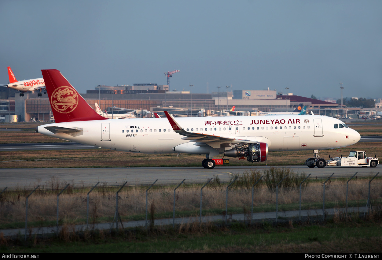 Aircraft Photo of F-WWDZ | Airbus A320-214 | Juneyao Airlines | AirHistory.net #287314