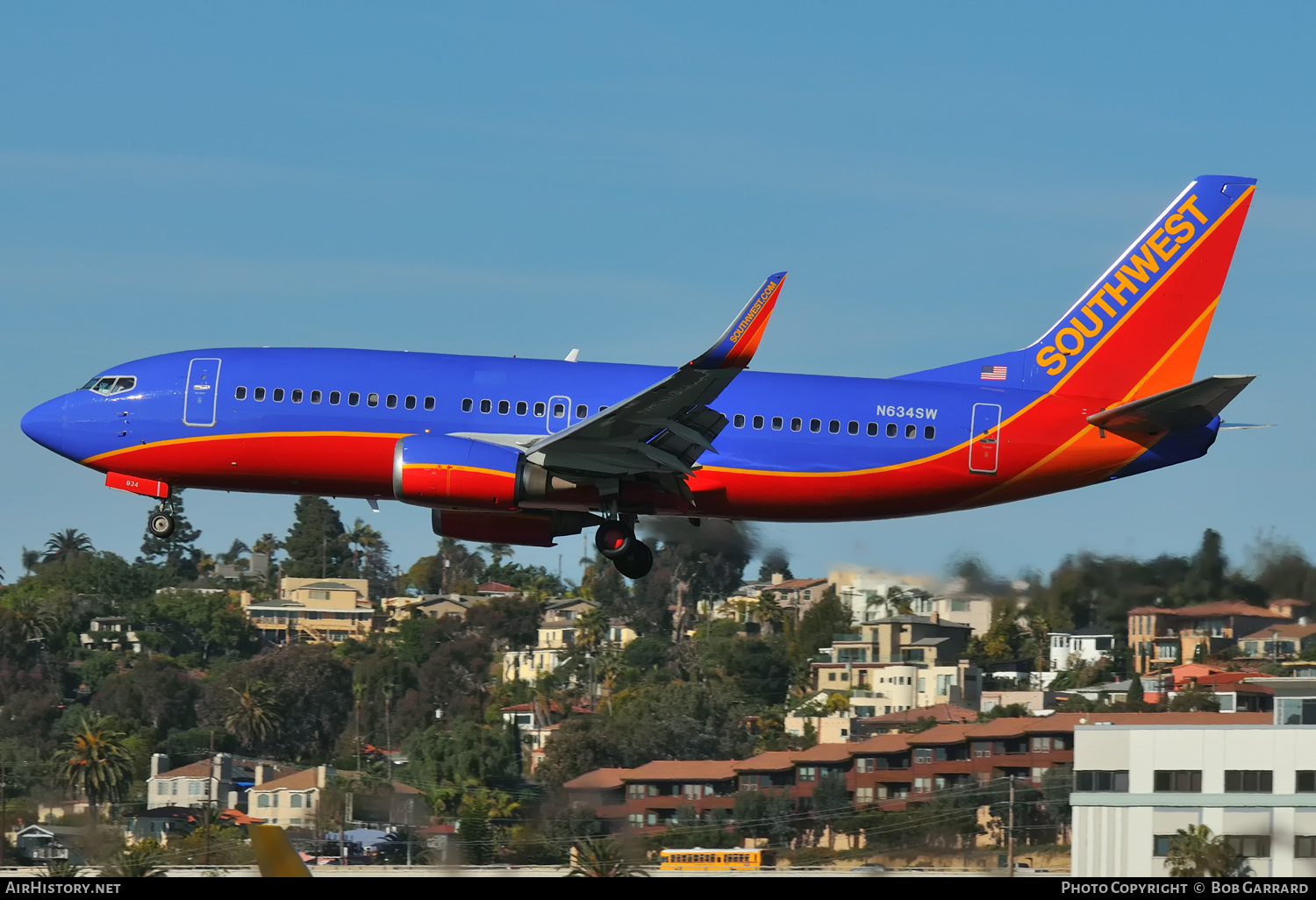 Aircraft Photo of N634SW | Boeing 737-3H4 | Southwest Airlines | AirHistory.net #287316