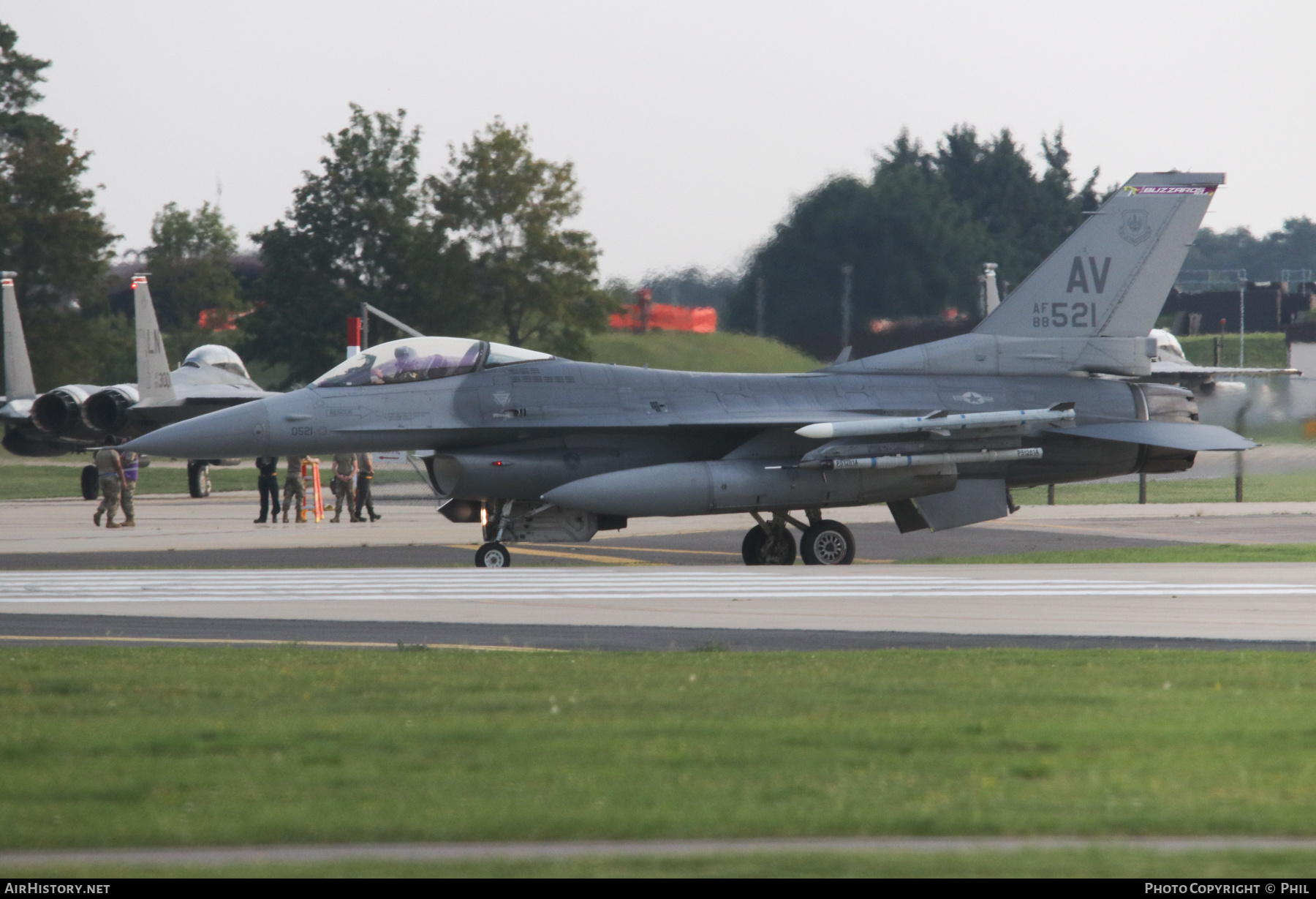 Aircraft Photo of 88-0521 / AF88-521 | General Dynamics F-16C Fighting Falcon | USA - Air Force | AirHistory.net #287317