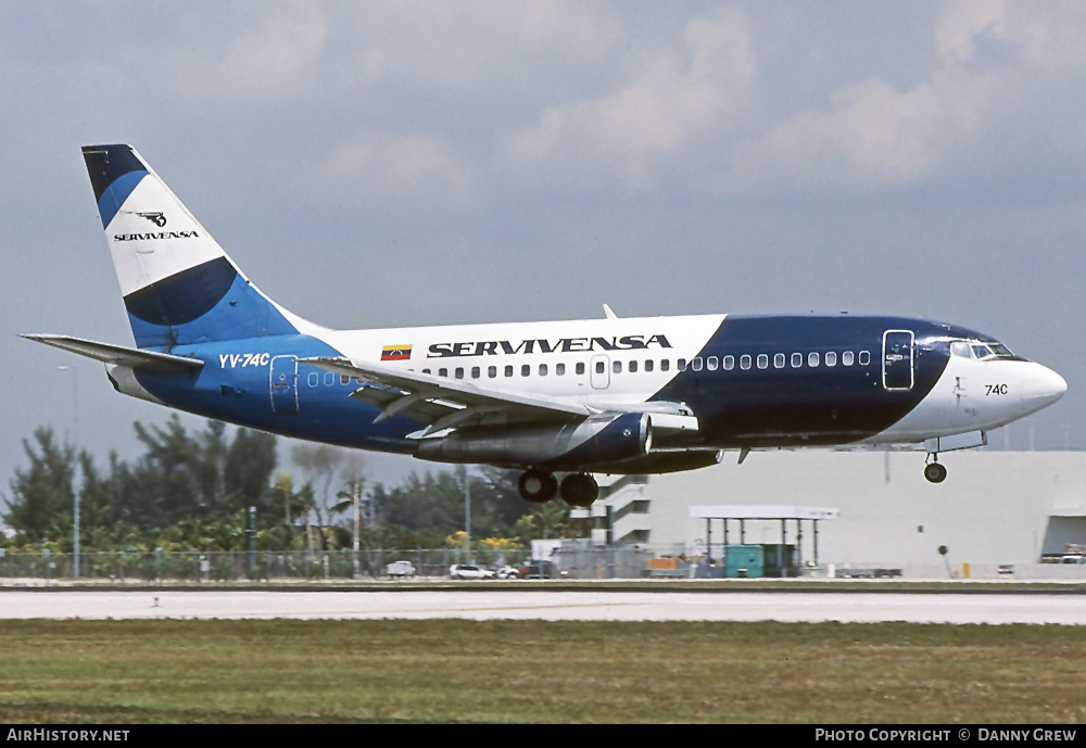 Aircraft Photo of YV-74C | Boeing 737-229/Adv | Servivensa | AirHistory.net #287334