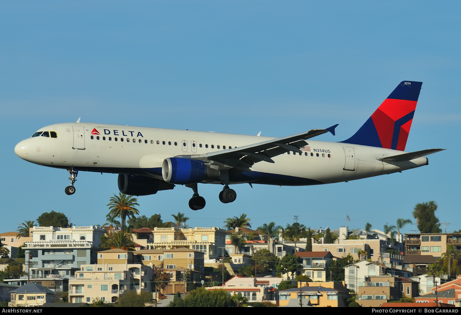 Aircraft Photo of N314US | Airbus A320-211 | Delta Air Lines | AirHistory.net #287338