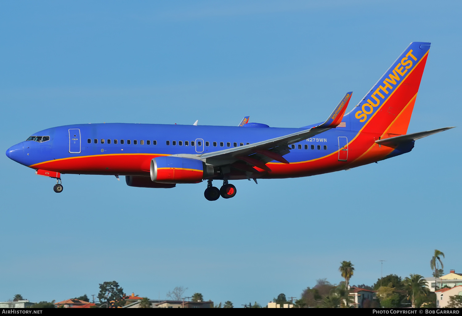 Aircraft Photo of N275WN | Boeing 737-7H4 | Southwest Airlines | AirHistory.net #287343