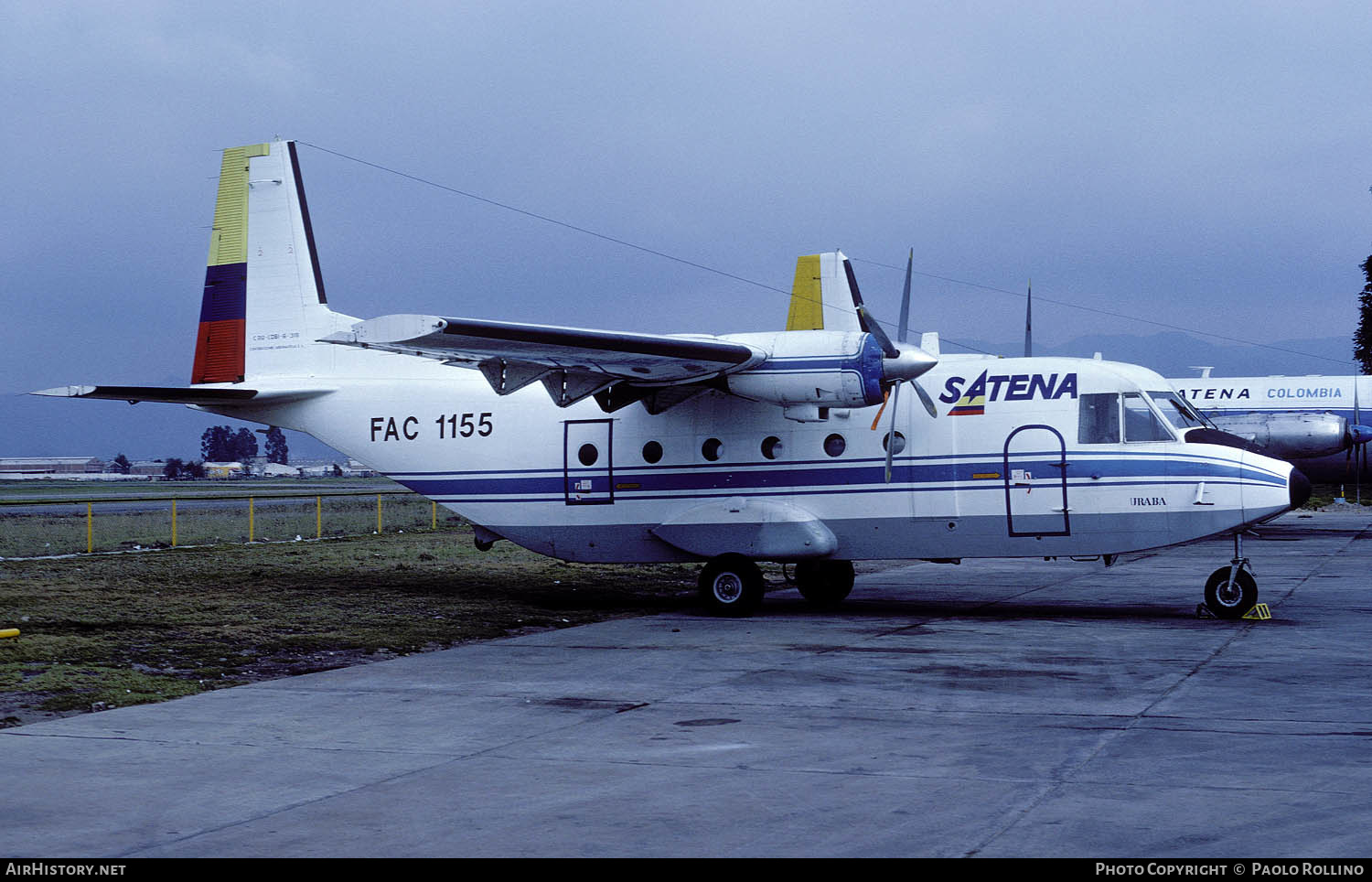 Aircraft Photo of FAC 1155 | CASA C-212-200 Aviocar | Colombia - Satena | AirHistory.net #287395