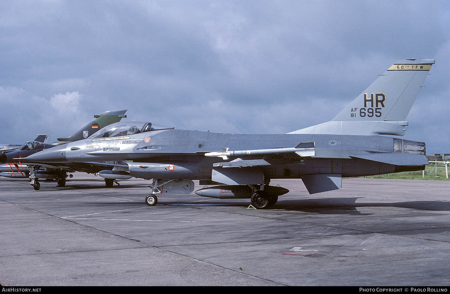 Aircraft Photo of 81-0695 / AF81-695 | General Dynamics F-16A Fighting Falcon | USA - Air Force | AirHistory.net #287411