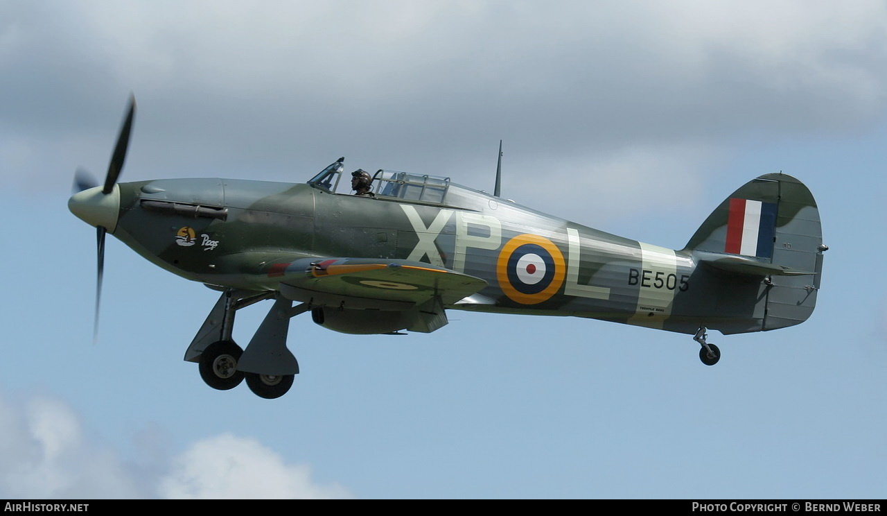 Aircraft Photo of G-HHII / BE505 | Hawker Hurricane Mk2B | UK - Air Force | AirHistory.net #287431