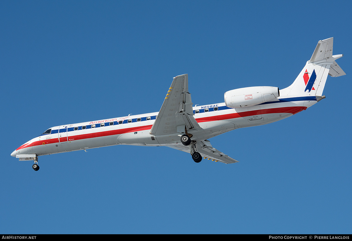Aircraft Photo of N858AE | Embraer ERJ-140ER (EMB-135KE) | American Eagle | AirHistory.net #287442